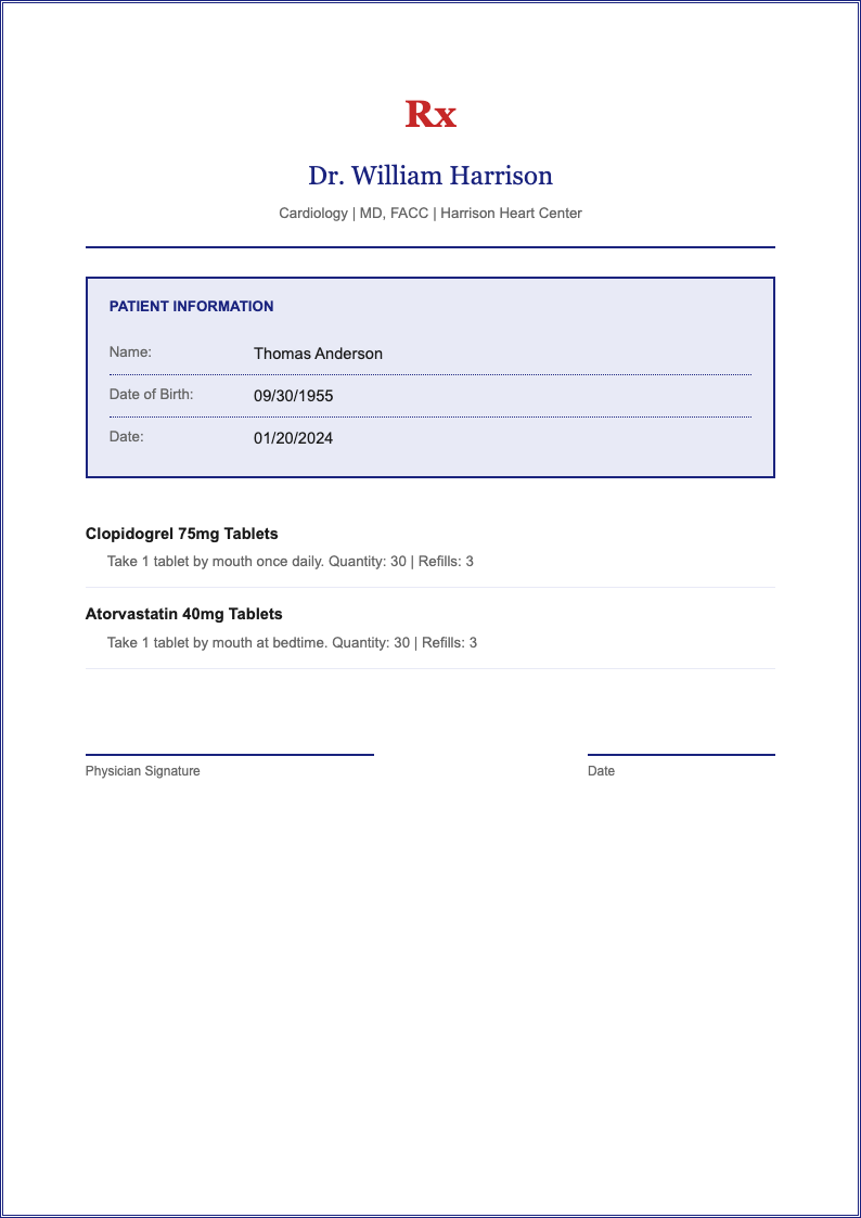 Bordered frame prescription